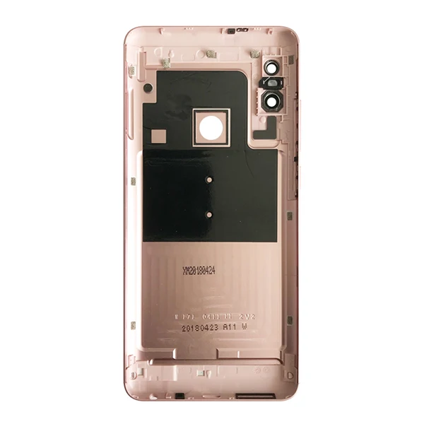 Задняя крышка батареи для Redmi Note 5 крышка батареи для Redmi Note 5 Pro корпус батареи+ Кнопки громкости+ слот для sim-карты - Цвет: Pink