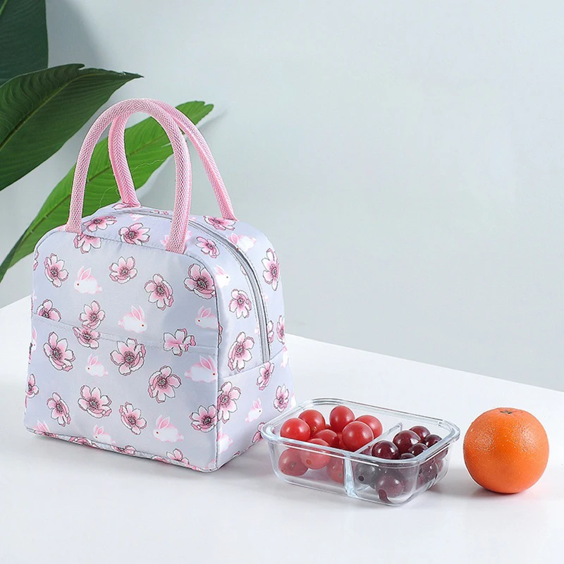 Женские портативные Термосумки для обеда изолированные кулер еды фруктов