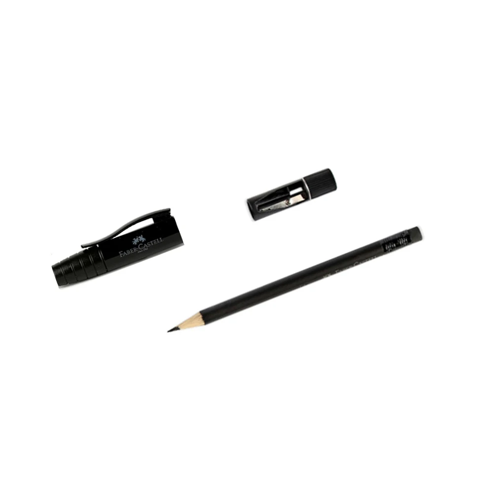 FABER CASTELL 1829 идеальный набор, четыре в одном карандаш+ точилка для ручек+ Ластик+ оболочка ручки