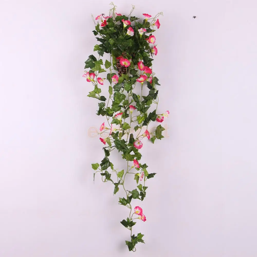 Различные цвета 90 см Искусственный Шелковый цветок подвесной Petunia домашний декор