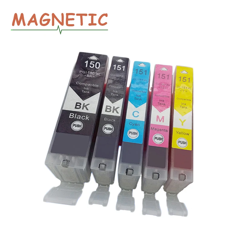 10X PGI150 CLI151 совместимый картридж с чернилами для принтера canon PIXMA IP7210 MG5410 MG5510 MG6410