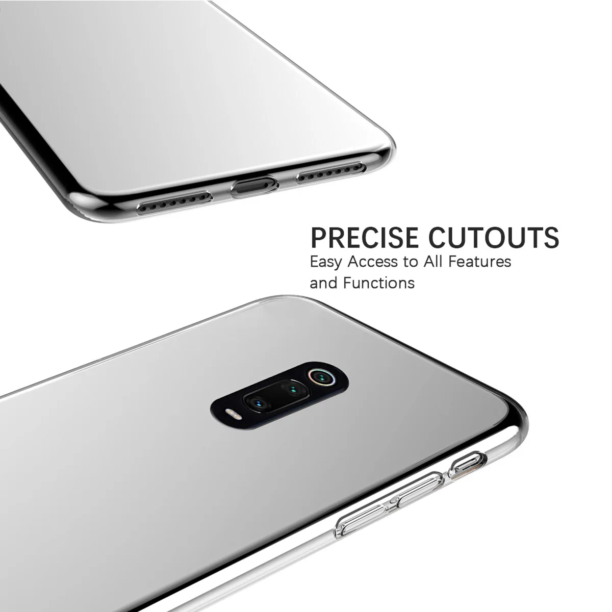 for Xiaomi Mi 9T Case Transparent Soft TPU Shockproof Slim Back Shell Protection Silicon Cover Pro Clear |