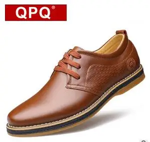 Hot sales QPQ2016 Spring new lace casual leather men's shoes | Обувь