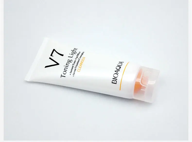 BIOAQUA бренд V7 Shuiguang очищающее средство для лица увлажняющее питательное Отбеливающее очищающее средство для пор уход за кожей 100 г