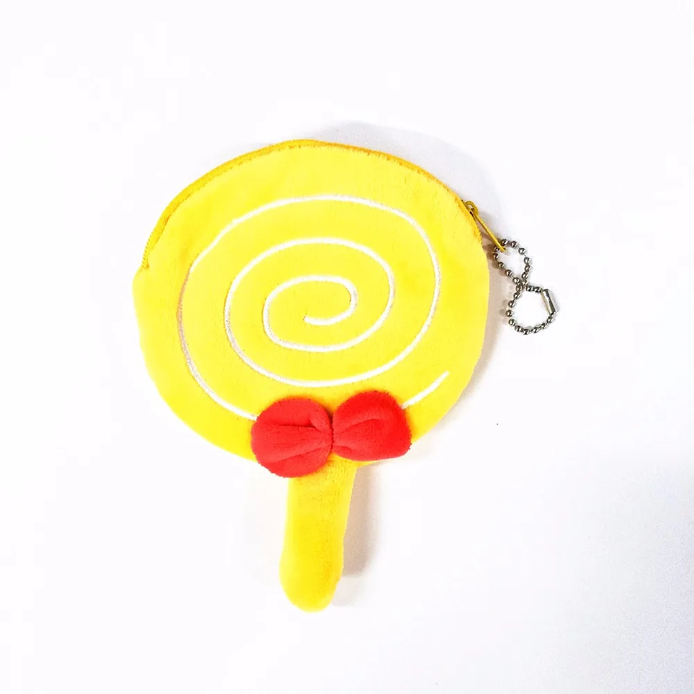 M140 милый мультяшный оригинальный леденец плюшевый Кошелек для монет кошелек