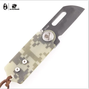camouflage HX на открытом воздухе складной карманный нож из нержавеющей стали мини портативный складной нож резак для фруктов практичное снаряжение для путешествий - Цвет: camouflage