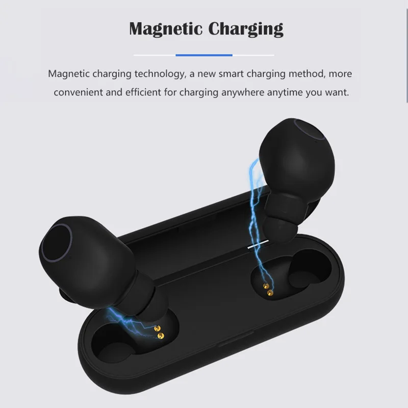 1 пара Bluetooth наушников спортивные водонепроницаемые стереонаушники вкладыши