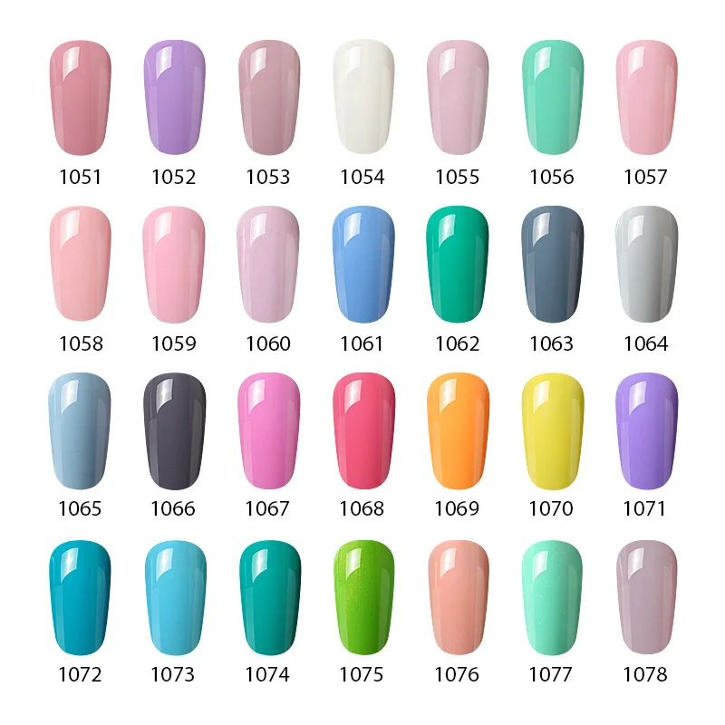 Modelones 10 мл Гель-лак долговечный для маникюра салонного УФ-лак ногтей блестящий