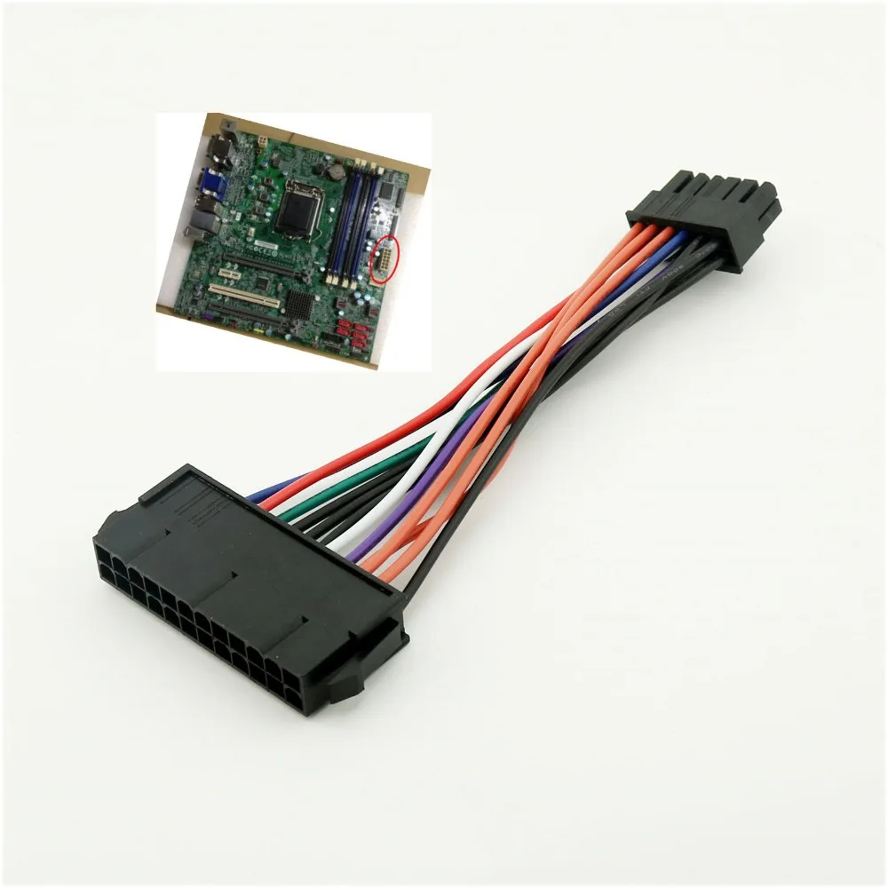 1 шт. ATX 24 контактный к 12 контактному блоку питания кабель для Acer Q87H3 AM