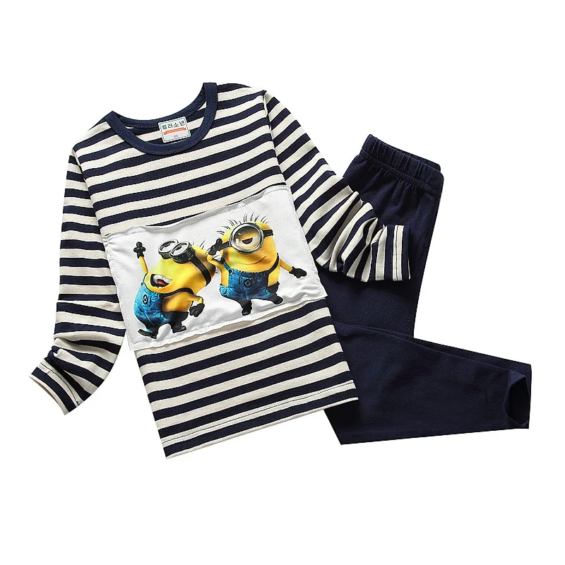 20154 новый мальчики девочки детская одежда комплект Pyjama одежды для возраста 3-10Yrs |