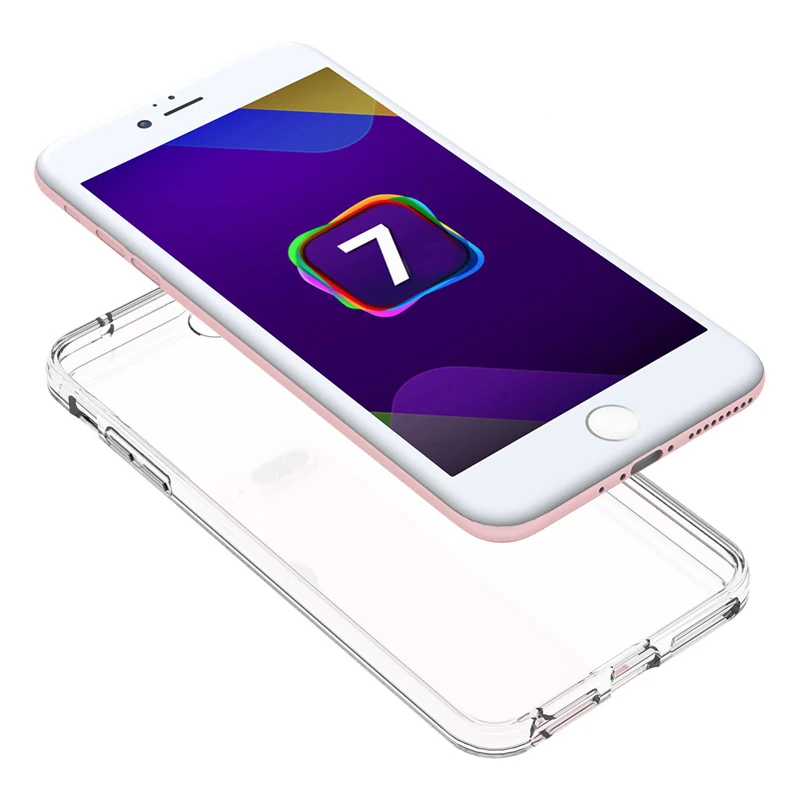 Kainuen Роскошный прозрачный чехол для телефона capinha iphone 8 plus apple iphone8 силиконовые