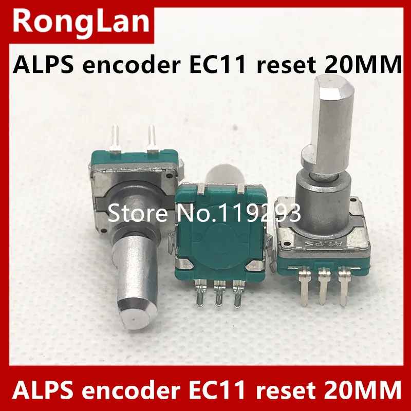Импортный Японский потенциометр [BELLA] энкодер ALPS EC11 reset сбрасывается обратно с