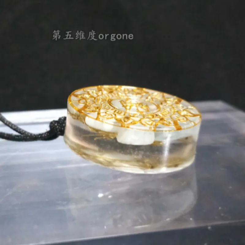 Orgone Хрустальное энергетическое колье с целебным кулоном помогает вызвать удачу