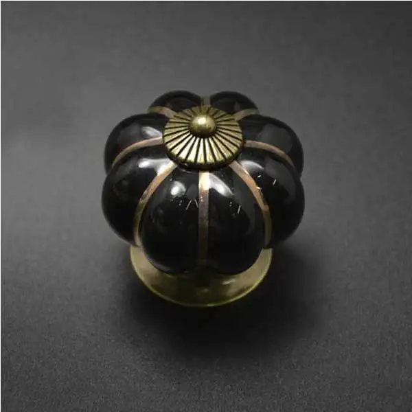 Arrandalee Pumpkins Knobs Handles Ceramic Door Cabinets Cupboard Drawer | Мобильные телефоны и аксессуары
