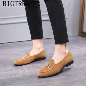 Туфли мужские классические без шнуровки, официальная обувь, итальянские лоферы, свадебные туфли для парикмахеров, большие размеры