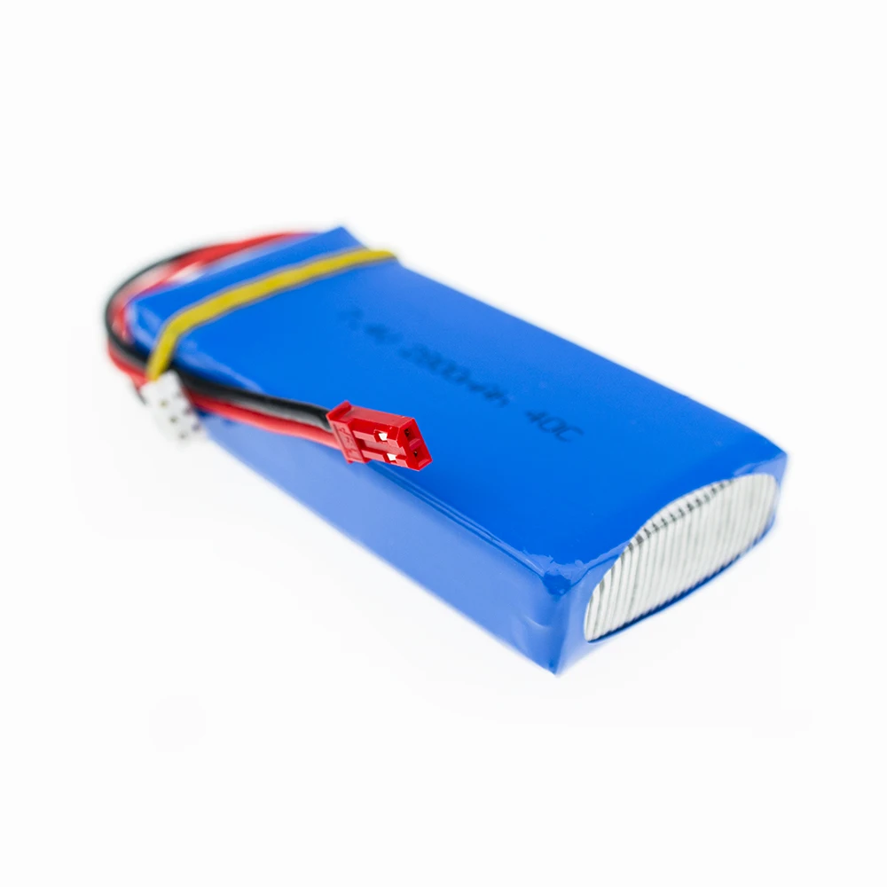 3 шт. Литий Полимерный Аккумулятор 7 4 в 2800 мАч 2s для WLToys V262 V333 V323 V666 Запчасти