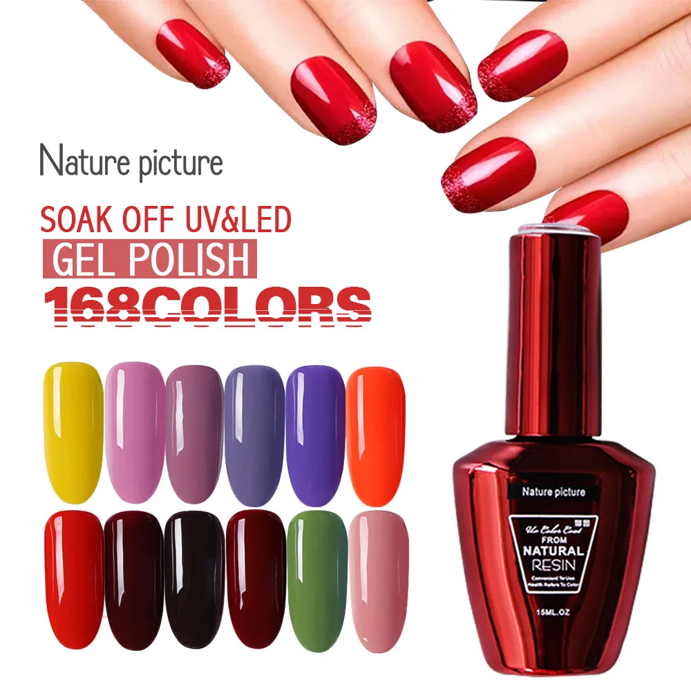 Природа фотография 15 мл УФ гель Лаки для ногтей длительный жидкость UV Гель лак Soak