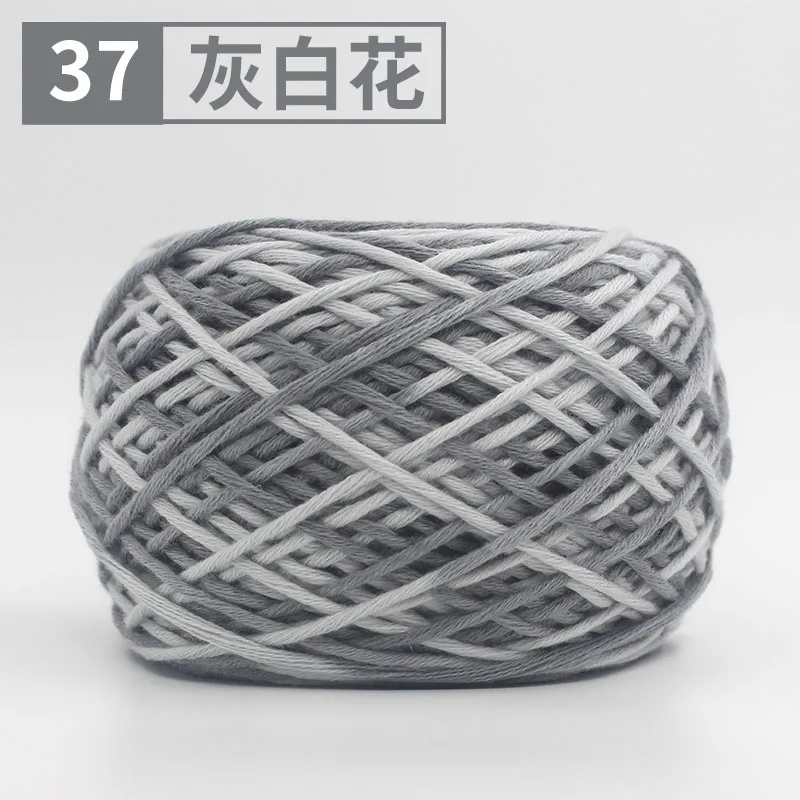 37 grey white mix 400 г/лот натуральная Мериносовая Шерсть Толстые пряжи войлочная шерсть-ровинг мягкая пряжа для прядения ручного вязания пряжа зима теплая свободная игла - Цвет: 37 grey white mix