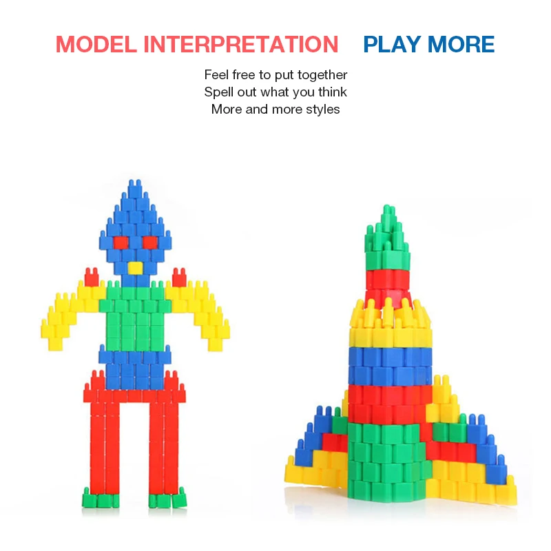 Сборные Игрушки для развития интеллекта для вставки блоков DIY Bullet Building Block Toy развивающие игрушки оптом для детей подарок