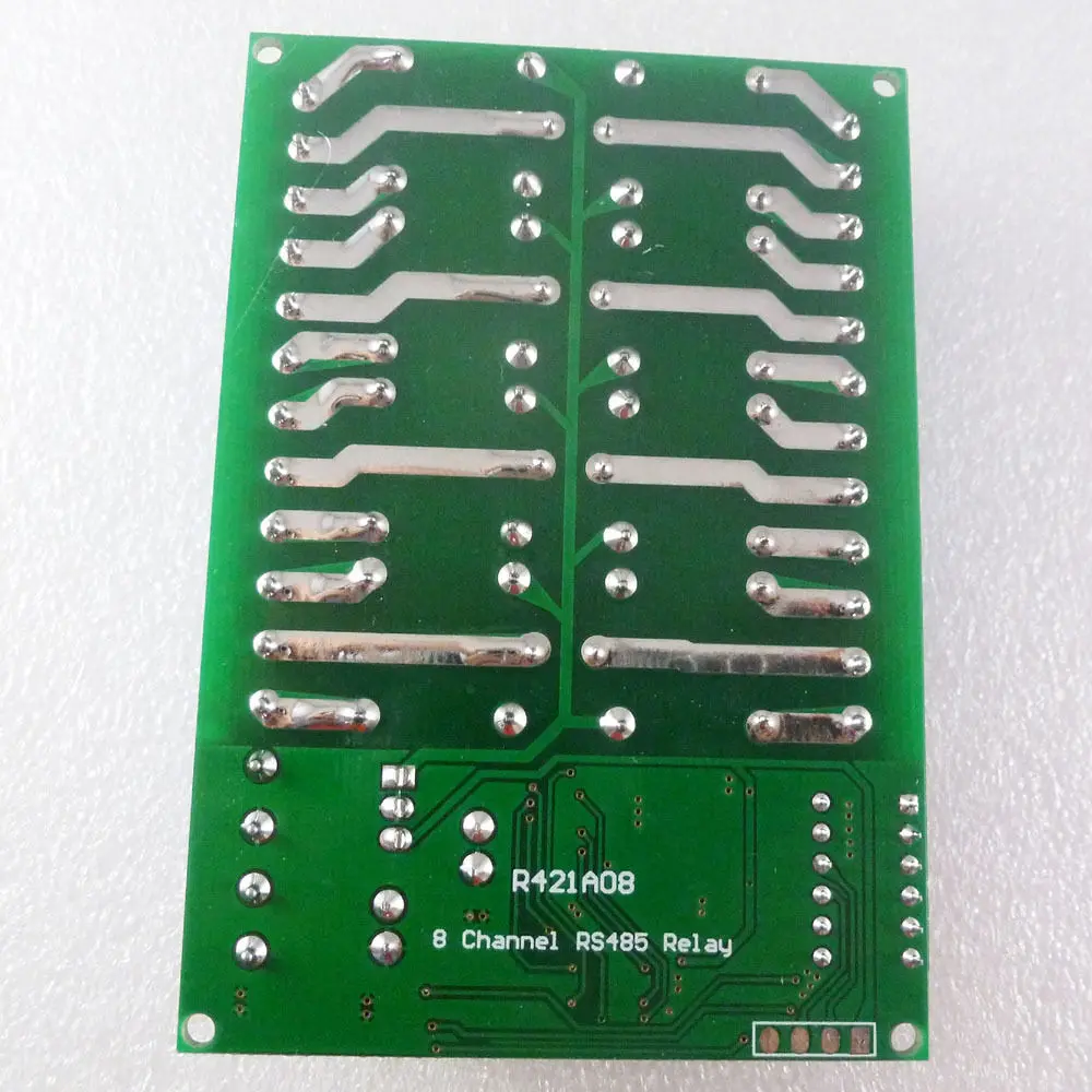 Релейная плата модуля Modbus RTU RS485 8 каналов 12 в пост. Тока для светодиодной лампы ПЛК