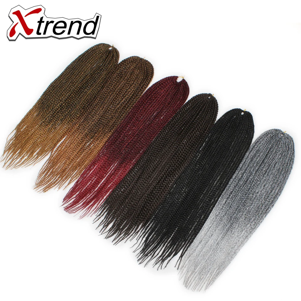 3 шт. накладные пряди из синтетических косичек 14 18 22 дюйма|hair extension|hair crochethair extension