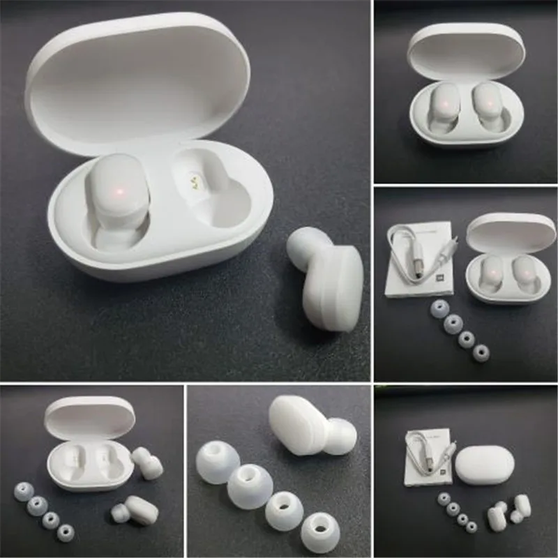 Оригинальные Xiaomi AirDots Bluetooth наушники Молодежная версия стерео мини беспроводная Bluetooth 5,0 гарнитура с микрофоном зарядная коробка