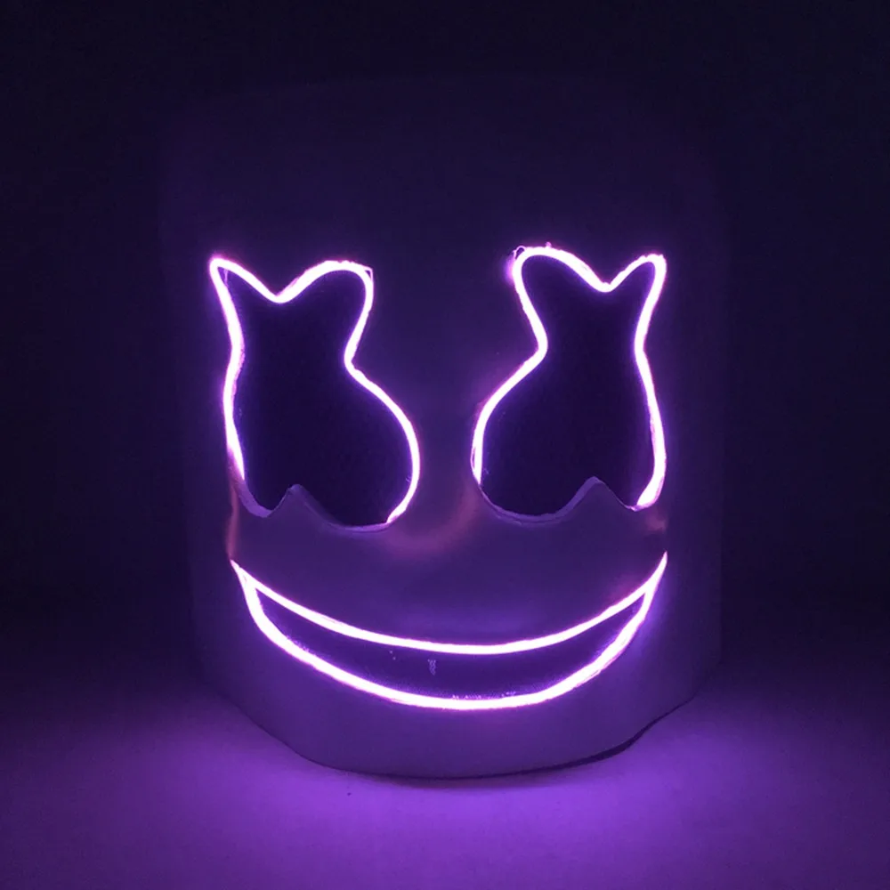 DJ Marshmello шлем полного Косплэй Хэллоуина музыкальный фестиваль вечеринок со