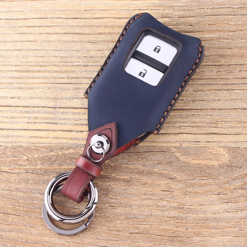 DANDKEY чехол-кошелек из натуральной кожи для ключей брелок Honda Accord Civic CRV Pilot Crosstou 2