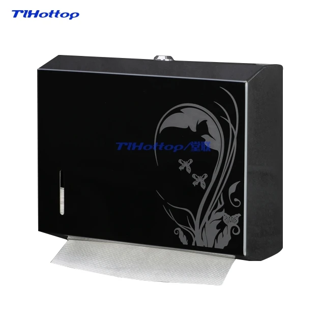 Black Titanium 1pc Черный Титан Нержавеющая сталь диспенсер для бумажных полотенец Ванная комната туалет для отеля диспенсер для бумажных салфеток Держатель коробки для бумажных салфеток - Цвет: Black Titanium 1pc