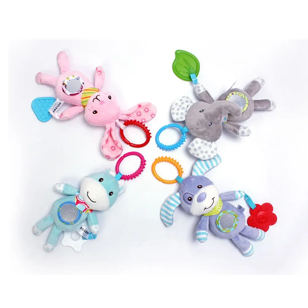 JMao детские игрушки Смешные погремушки животное на коляску игрушка Мягкий