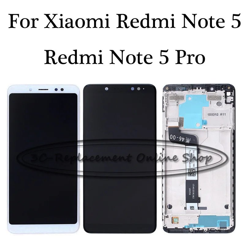 100% протестированный белый/черный ЖК дисплей для Xiaomi Redmi Note 5 / Pro MEG7S + дигитайзер