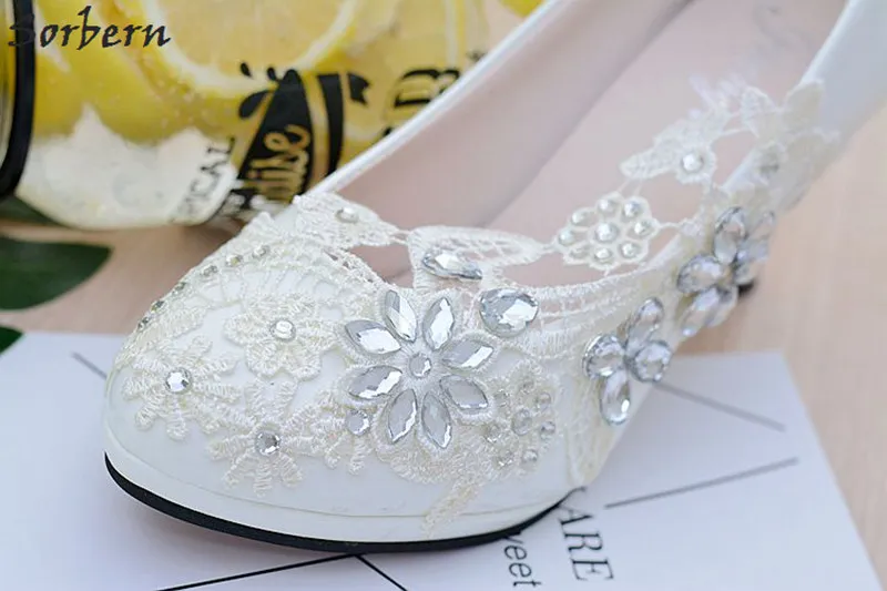 Женские свадебные туфли лодочки с круглым носком на высоком каблуке|round toe|bridesmaid