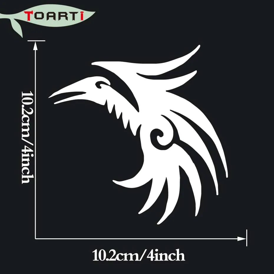 10 2*10 2 см креативная наклейка на птичку животных автомобильная этнический символ