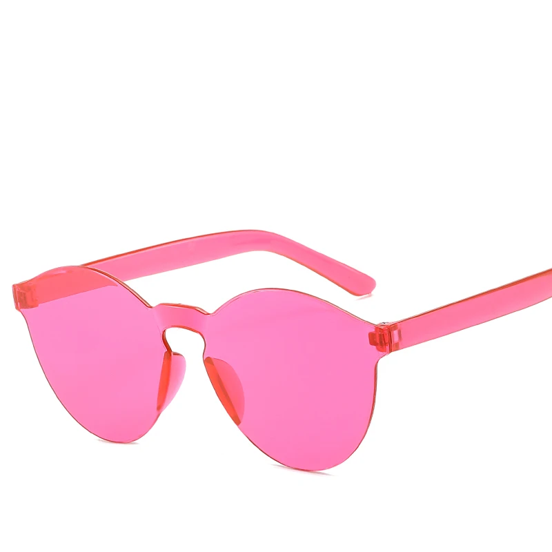 Солнцезащитные очки без оправы для женщин и мужчин прозрачные винтажные 8 цветов