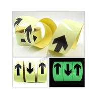 5cm x 5m glow in the dark tape lasting 4 hours luminous film for safety
