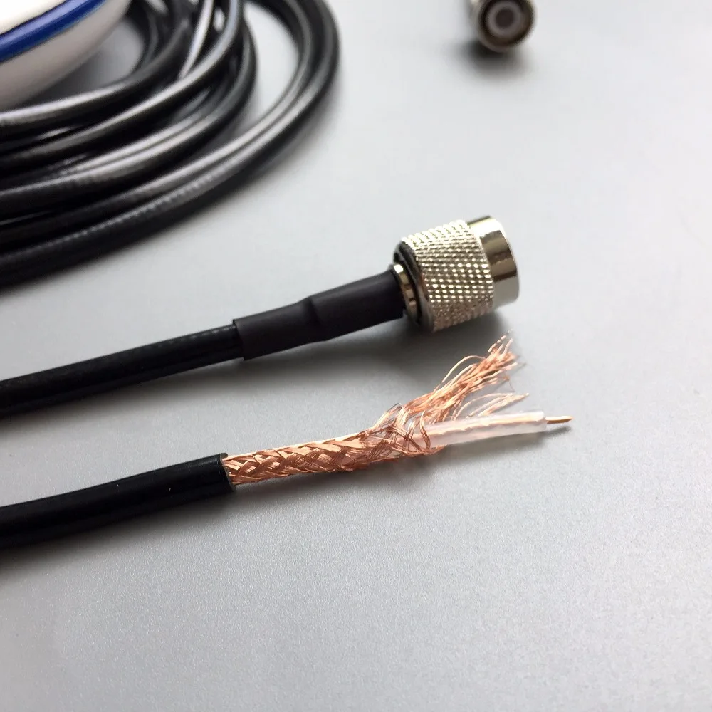 РЧ Фидер кабель TNC-SMA 5 метров, применяется к RTK GNSS антенна, CORS gps антенна, сопротивление, 50 ом RG58 Чистый медный кабель
