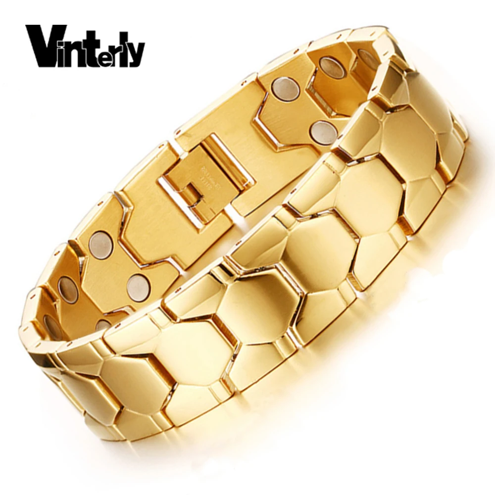 Vinterly браслет цепочка для мужчин из нержавеющей стали бразильский футбольный