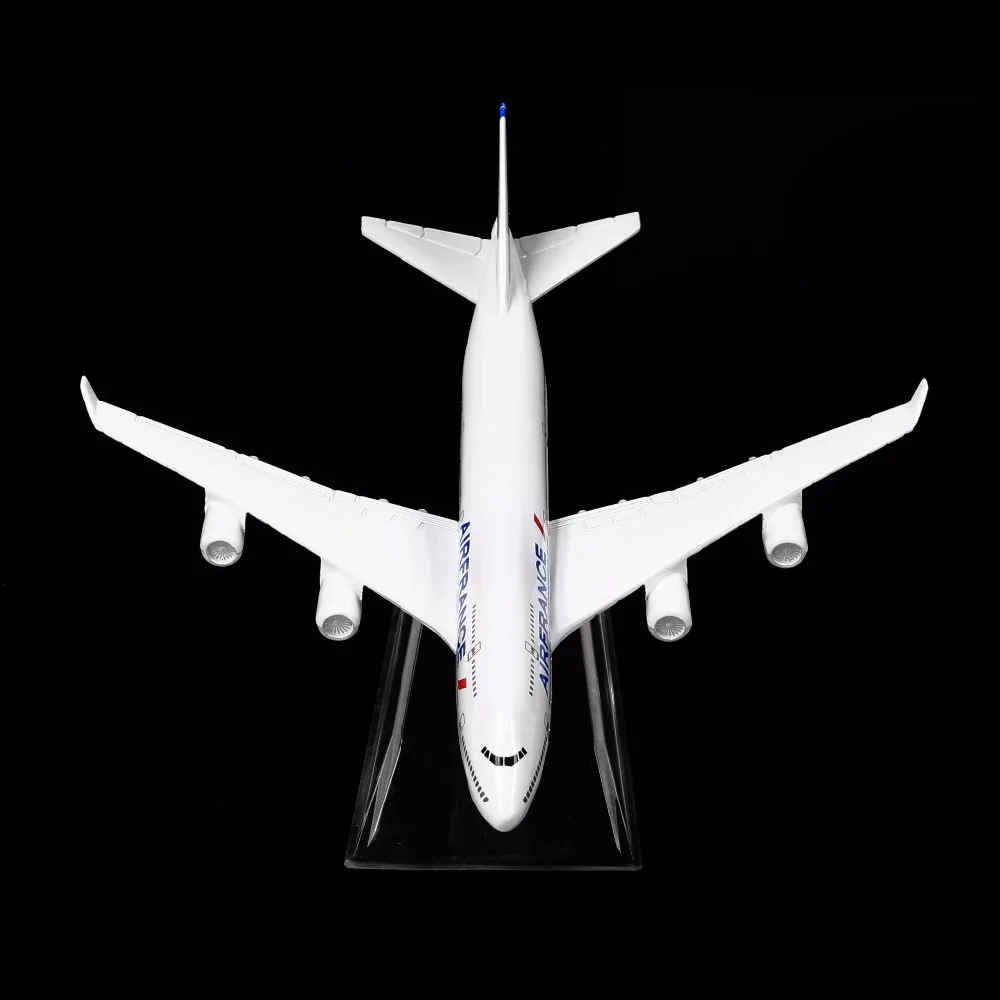 1: 400 16 см Франция Airlines Boeing 747 металлическая модель самолета украшение офиса