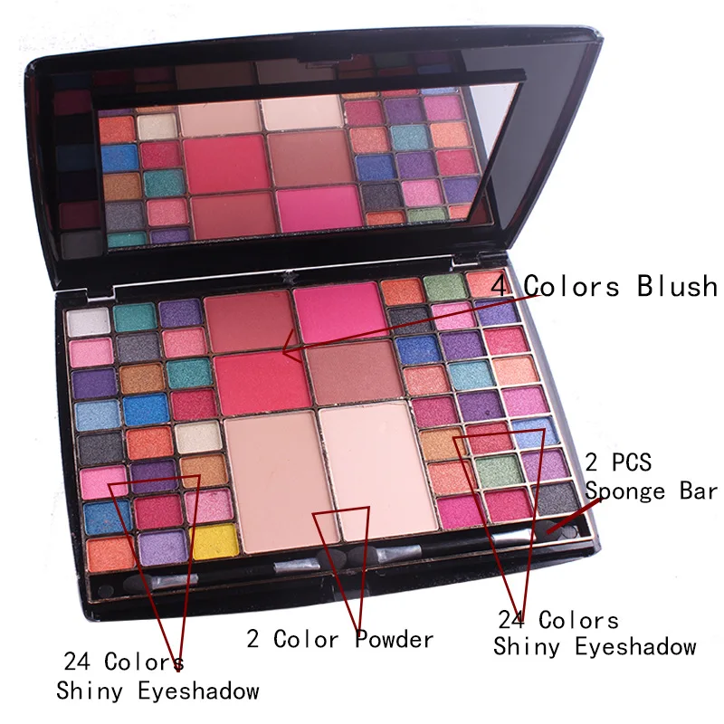 MISS ROSE новая многоцветная телесная цветная Косметика поднос для теней век Румяна