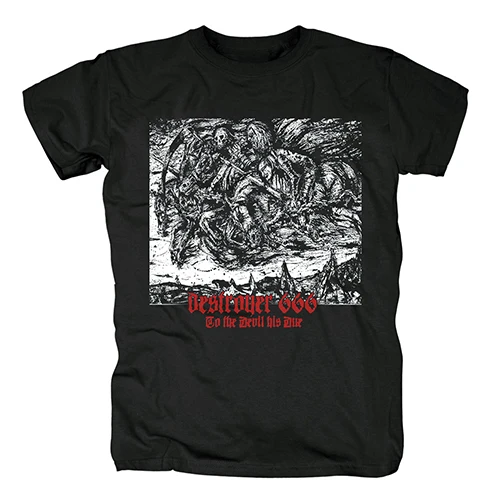 style1 Bloodhoof destroyer666 Unchain the Wolves brutal death metal thrash metal Новая Черная хлопковая Футболка Азиатский размер - Цвет: style1