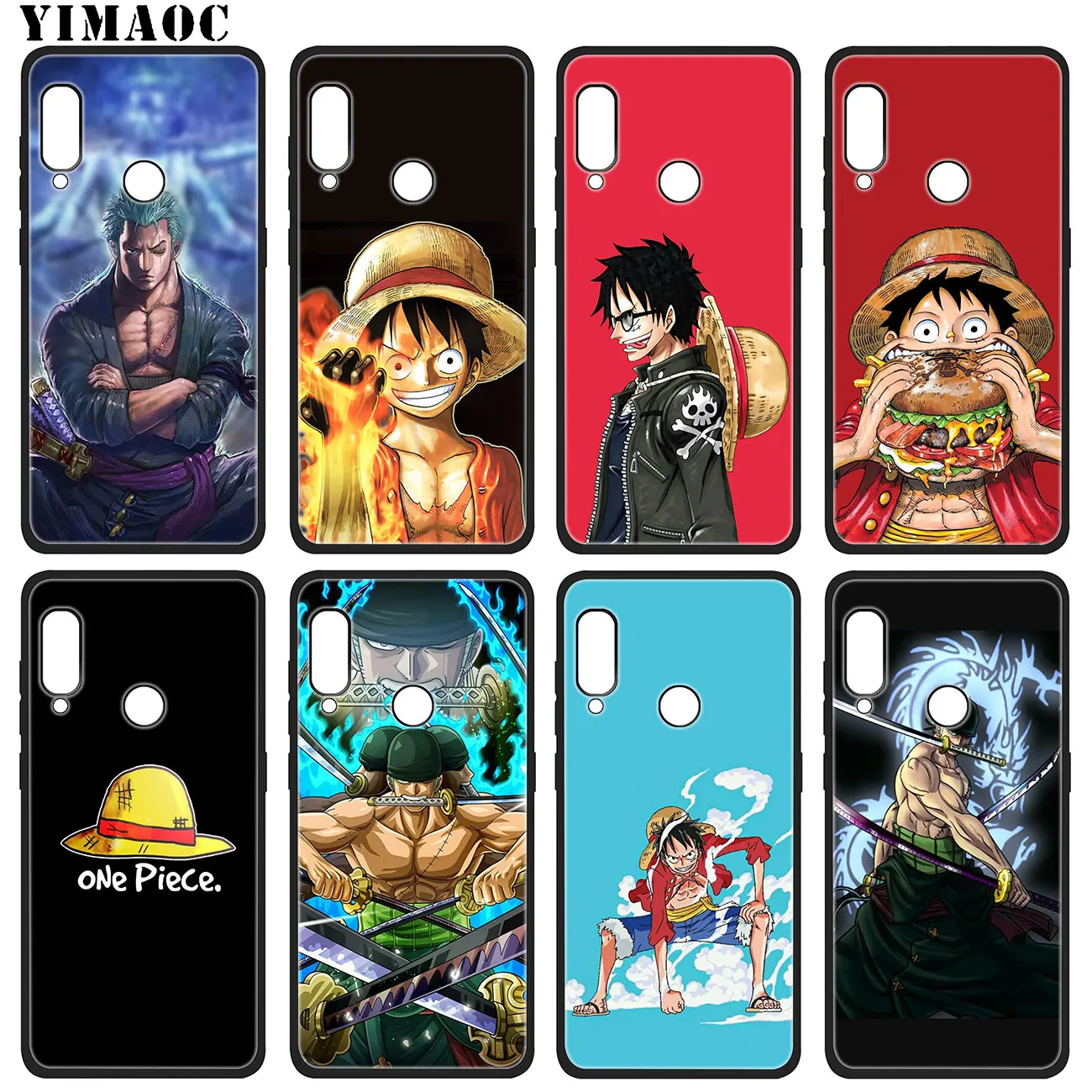 YIMAOC ZORO One Piece Monkey D Luffy Мягкий силиконовый чехол для Huawei P20 Pro P10 P9 P8 Lite Mini 2017 P Smart Z 2019 TPU