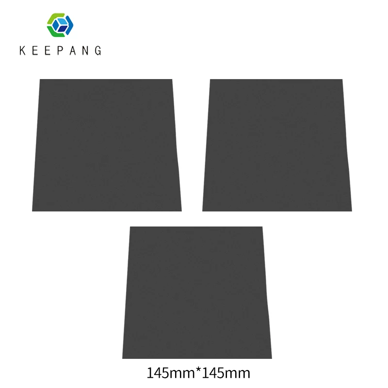 Keepang 214*214mm 3D Printer Heat Hot Bed Sticker Coordinate Printed Hot Bed Surface Sticker Black for 3D Printer Platform Film