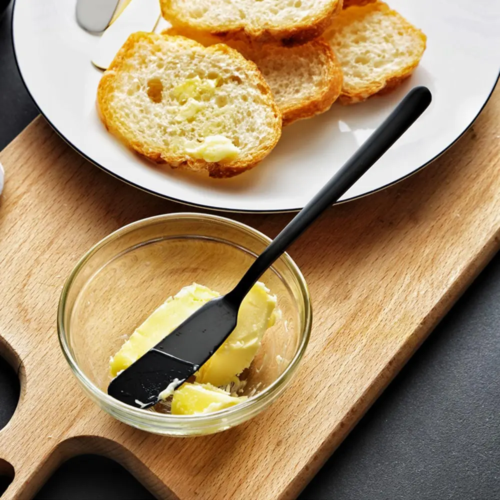 6/4 pcs/set 304 Stainless Steel Butter Knife Cheese Dessert Jam Spreaders Cream Gold Black Rose Knifes Western Cutlery | Дом и сад