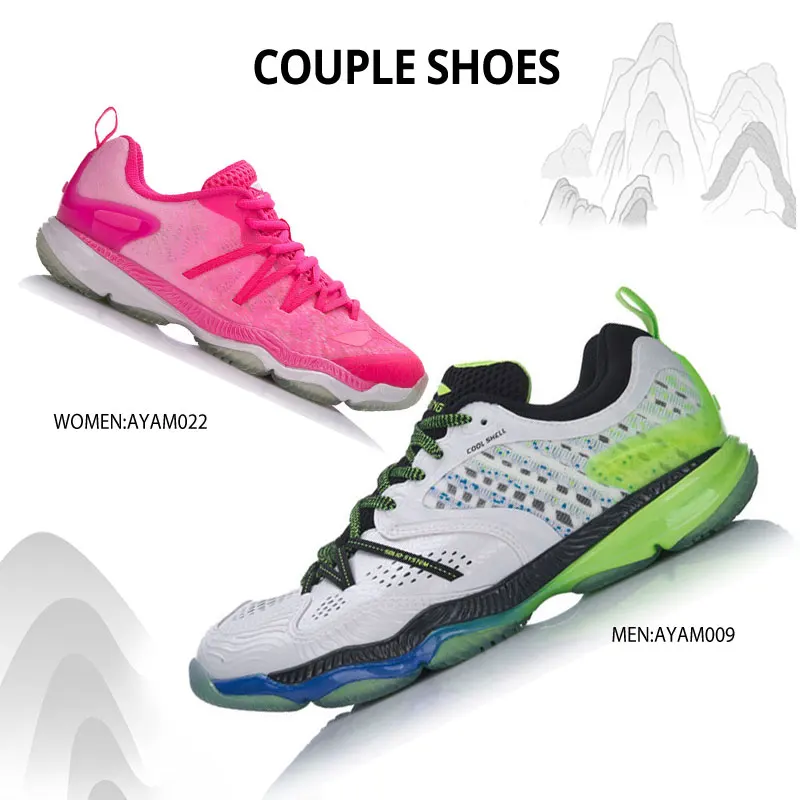 Li Ning/Мужская Профессиональная обувь Ranger для бадминтона с высокой подушкой +