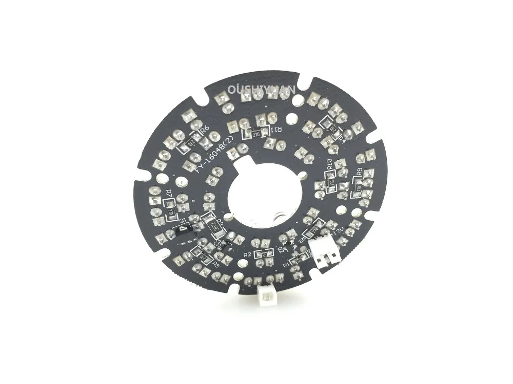 CCTV 48 шт. светодиоды F5 инфракрасный ИК 90 градусов лампы Board 850nm для видеонаблюдения Камера