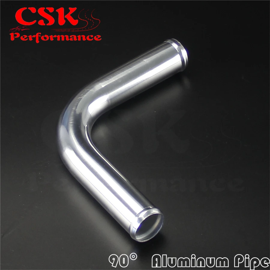 

90 Degree 38mm 1.5" inch Aluminum Intercooler Intake Pipe Piping Tube hose