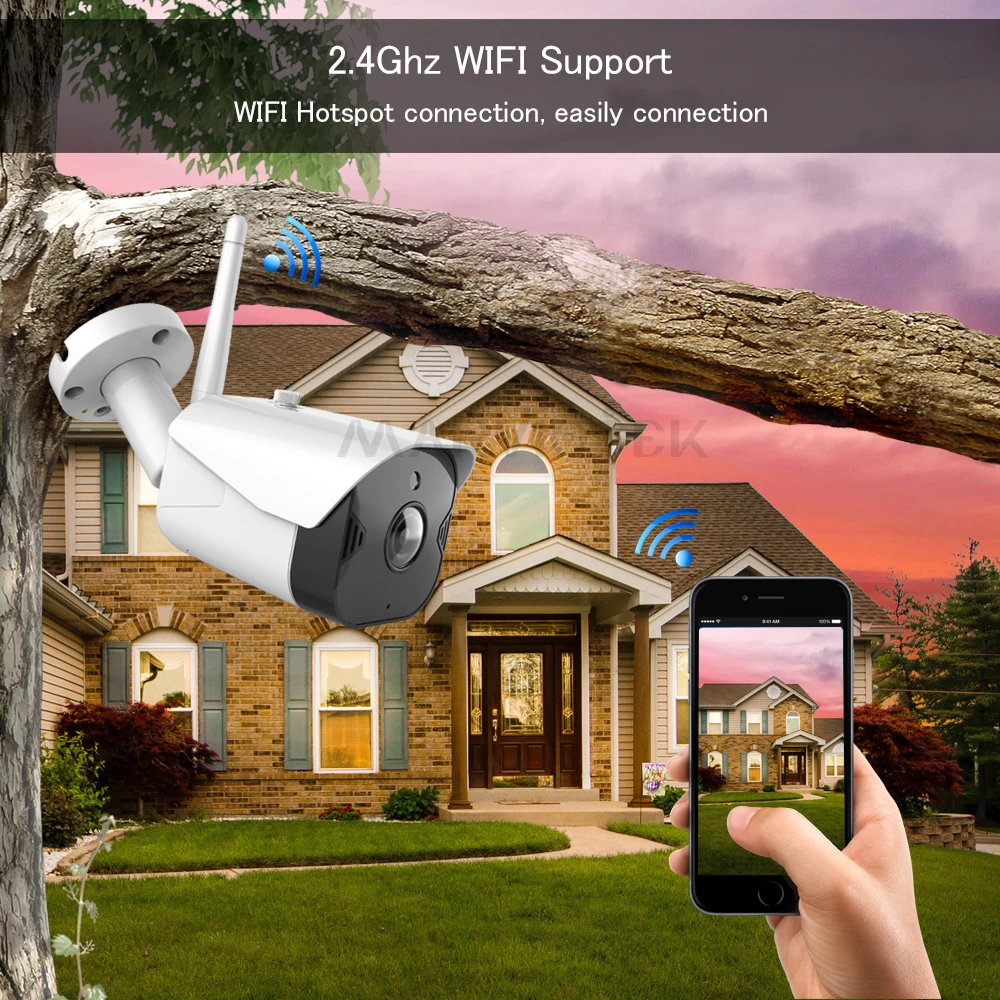 Wifi ip камера Oudoor CCTV 1080P Водонепроницаемая ночного видения домашняя безопасности