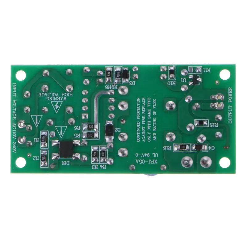 OOTDTY AC-DC 12V 2A 24W Импульсный модуль питания с неизолированной схемой от 100-240V до плата