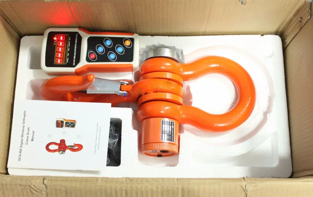 10T Беспроводные цифровые электронные подвесные весы с ручным измерителем |