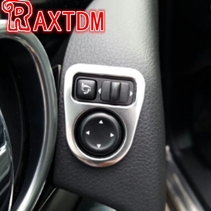 1 шт. лампа с регулировкой заднего вида из нержавеющей стали для Nissan Xtrail X trail T32